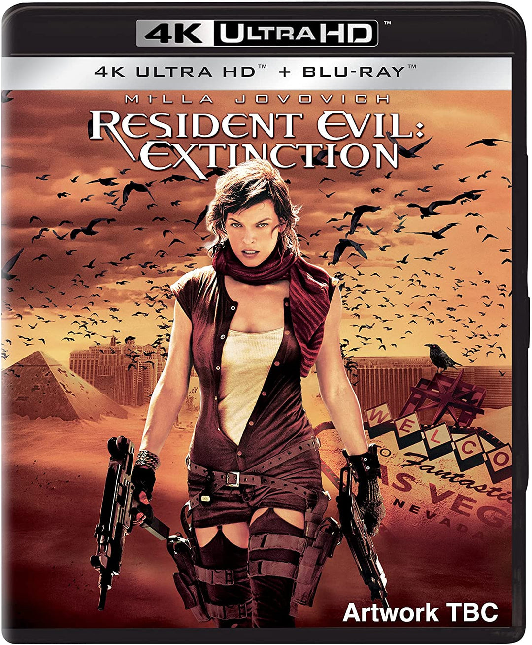 Resident Evil: Extinction (2007) (2 Discs - UHD & BD) -  Action/Horror [Blu-ray]
