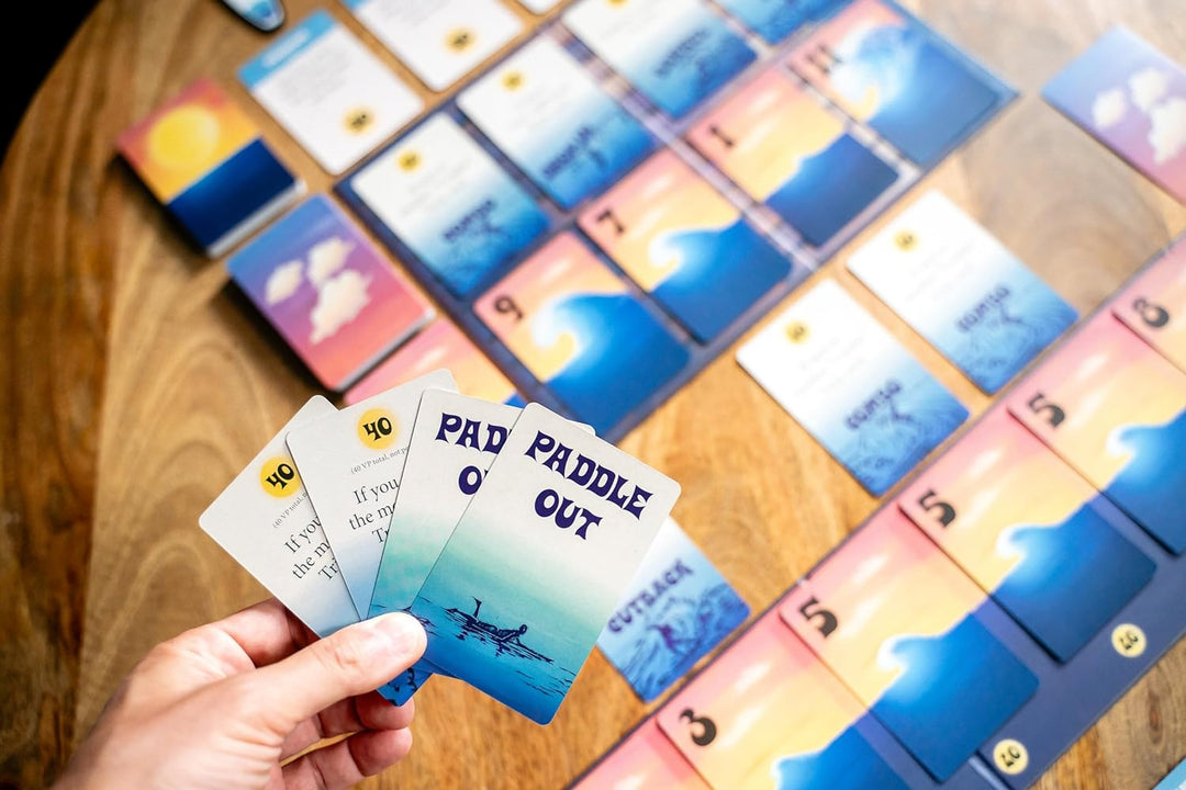 The Perfect Wave | Surfing Themed Light Strategy Card Game | Custom Artwork