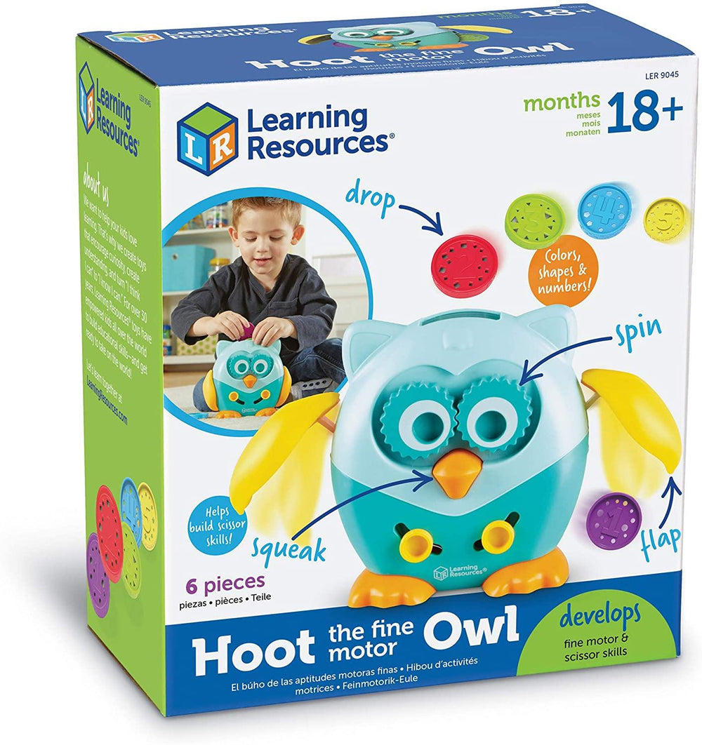 Learning Resources LER9045 Hoot The Fine Motor Owl - Yachew