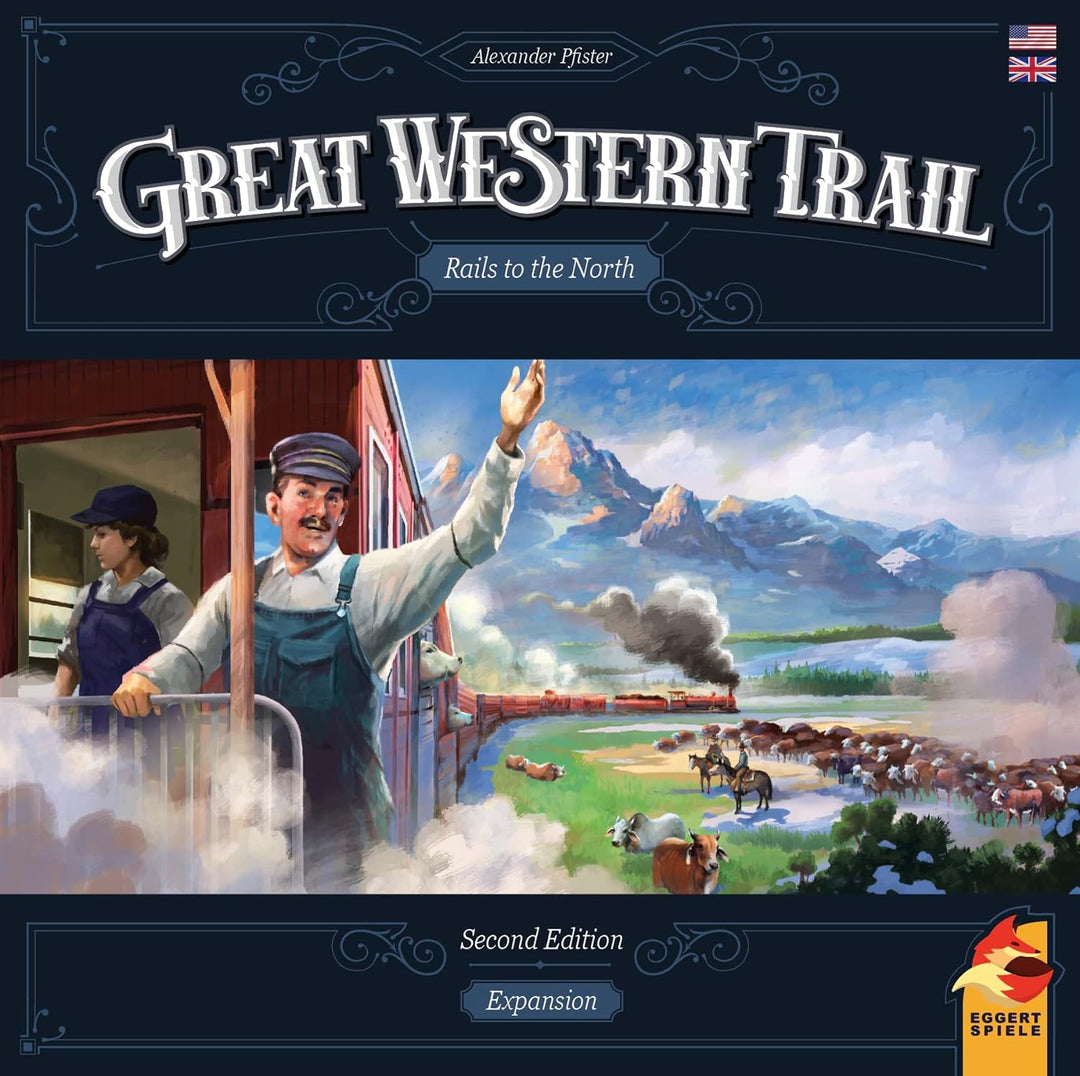 Eggert Spiele | Rails to the North - Great Western Trail 2nd Ed | Board Game | A