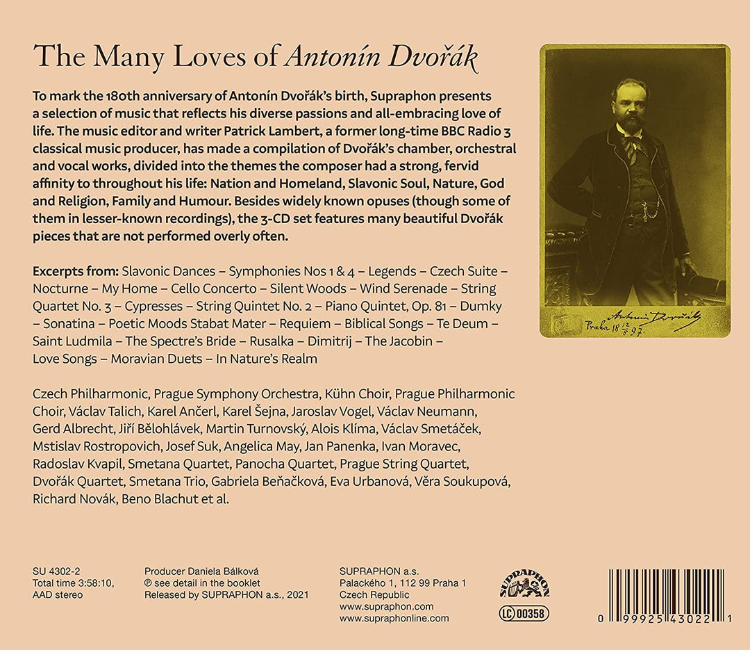 The Many loves of Antonin Dvorak - [Audio CD]