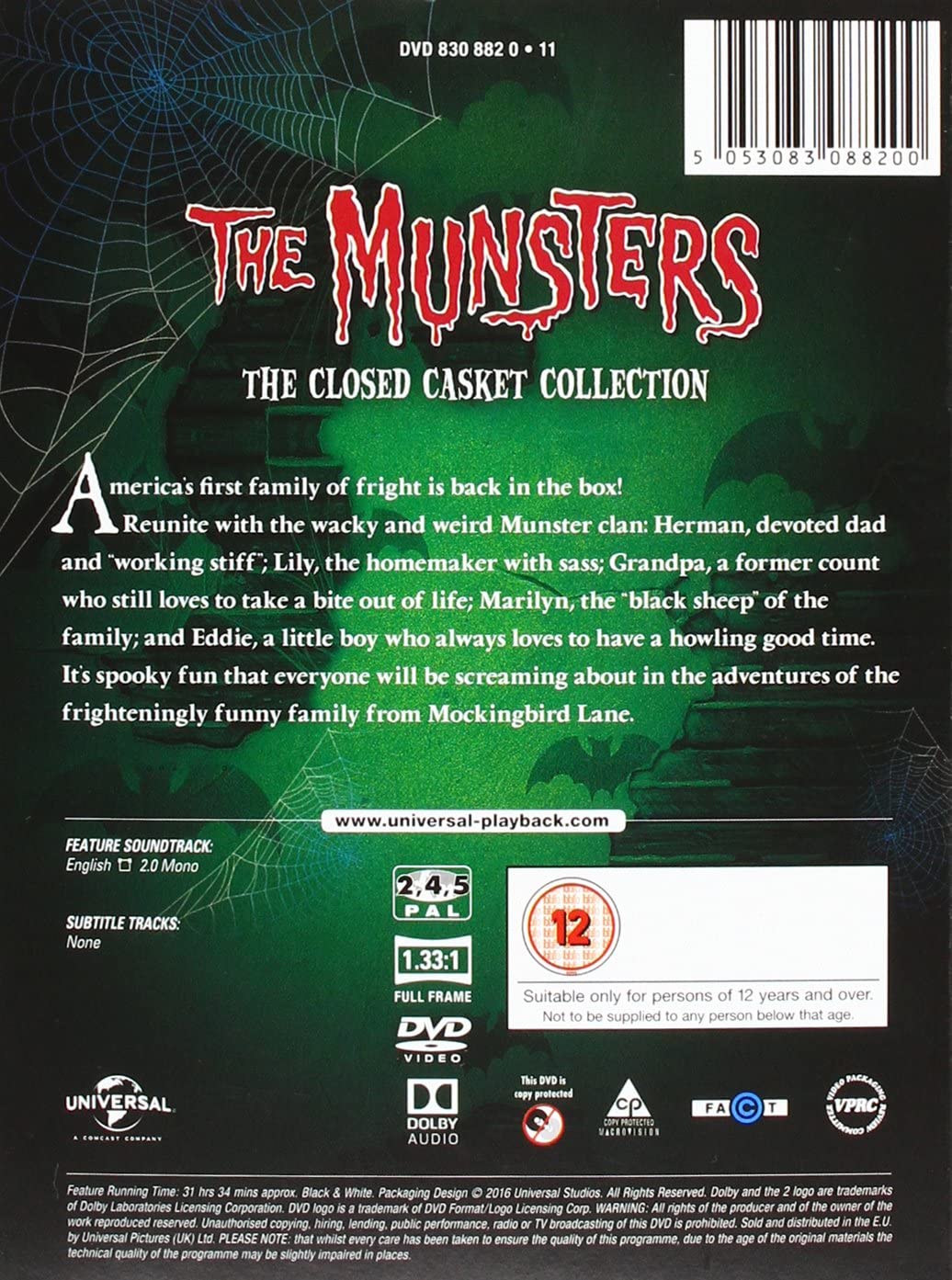 The Munsters: The Closed Casket Collection - The Complete Series - Sitcom  [DVD]