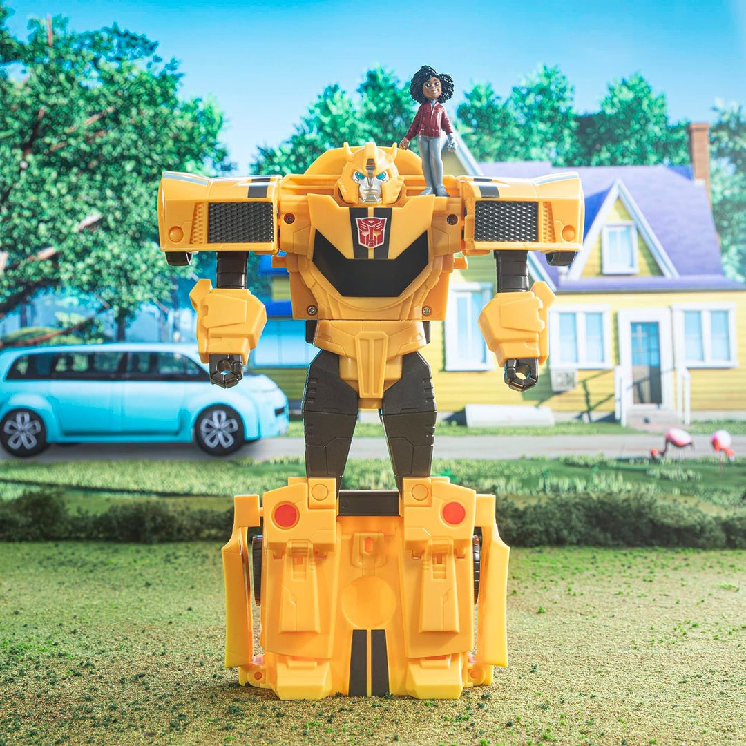 TRANSFORMERS Toys EarthSpark Spin Changer Bumblebee 20-cm Action Figure