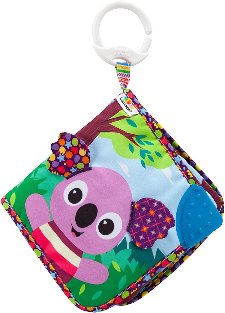 Lamaze Walla Walla the Koala Storytime, Clip on Pram and Pushchair Newborn Baby Toy, Clip and Go Toy, Sensory Toy for Babies with Colours and Sounds, Development Toy for Boys and Girls Aged 0 Months +