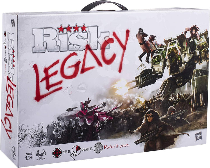 Hasbro Gaming Avalon Hill Risk Legacy-Strategiespiel, fesselnde Erzählung