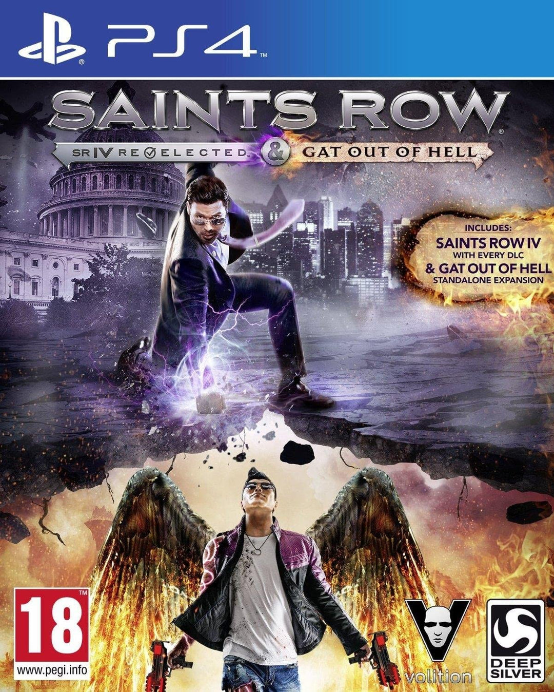Saints Row IV: Re-Elected & Gat Out Of Hell - First Edition PS4