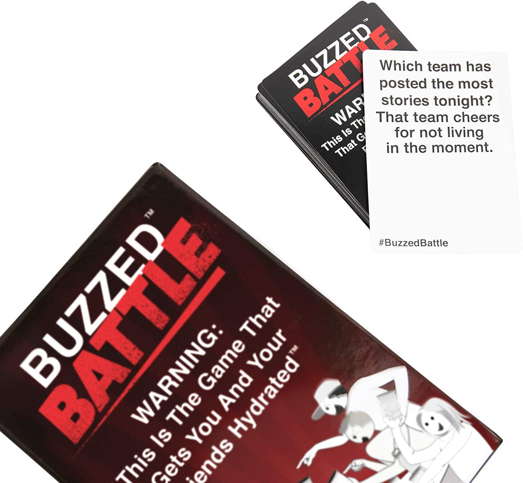 Buzzed Battle - The Hilarious Team Party Game That Will Get You & Your Friends H