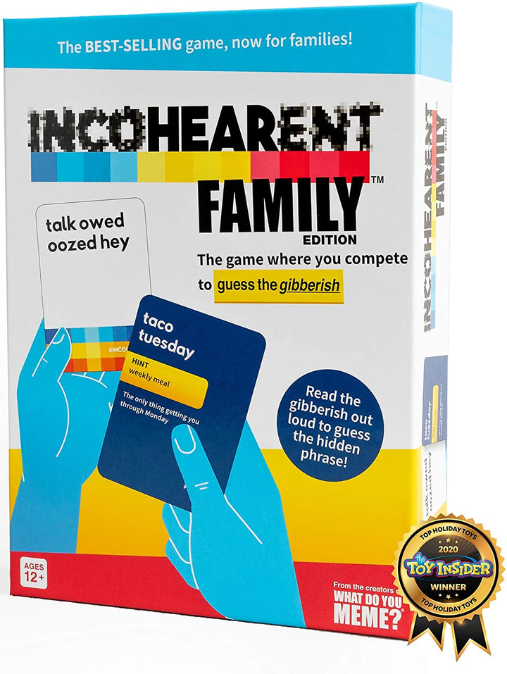 WHAT DO YOU MEME? Incohearent Family Edition - The Family Game Where You Compete