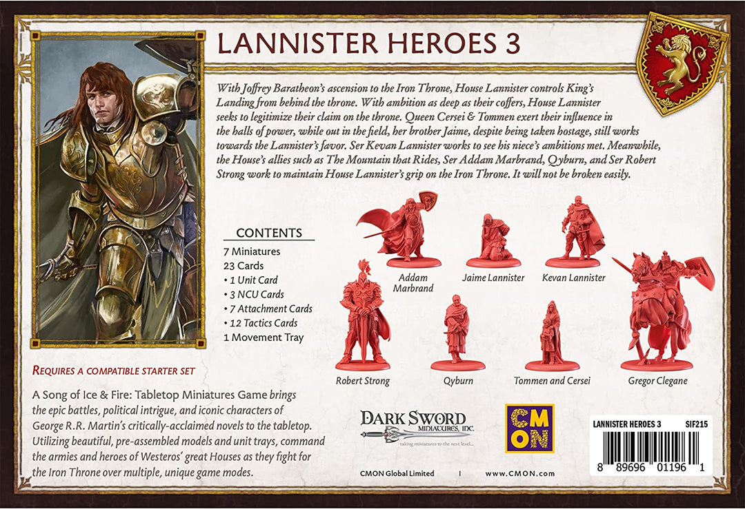 A Song of Ice and Fire: Lannister Heroes 3