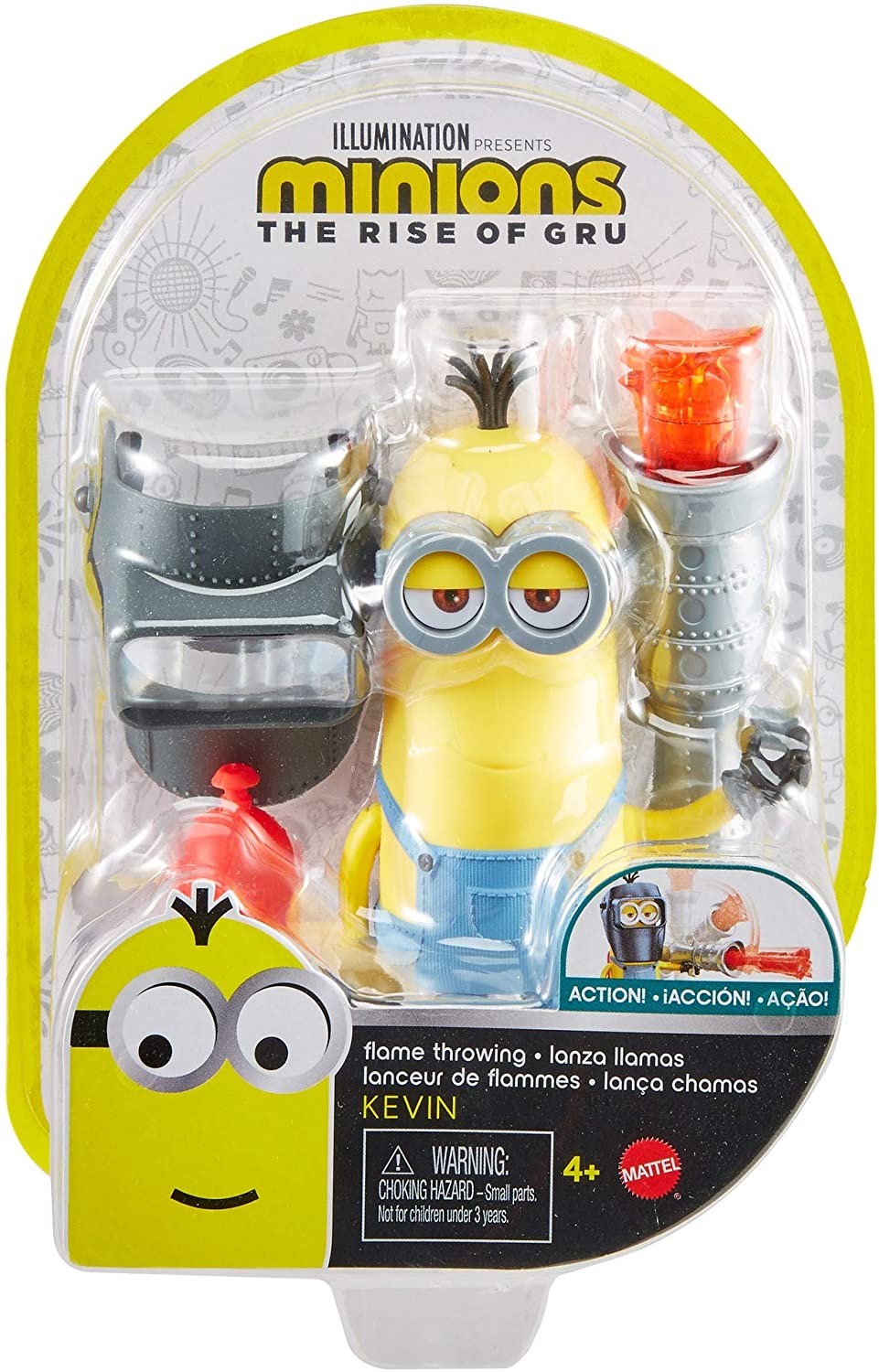 Mattel GMD91 Minions Flame Throwing Kevin