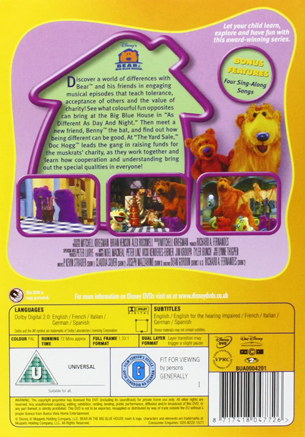Bear In The Big Blue House: Everybody's Special - Family [DVD]