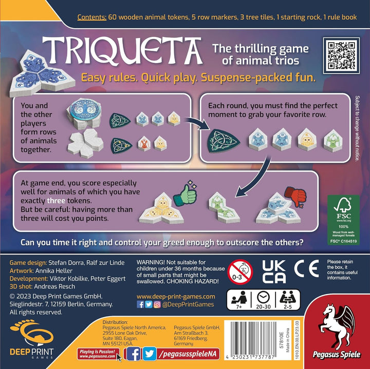 Triqueta  Board Games (Deep Print Games) (English Edition)