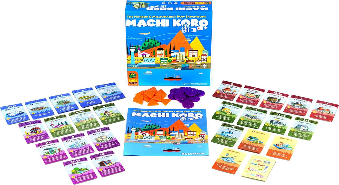 Pandasaurus PAN201905 Machi Koro 5. Jubiläumserweiterungen, gemischte Farben