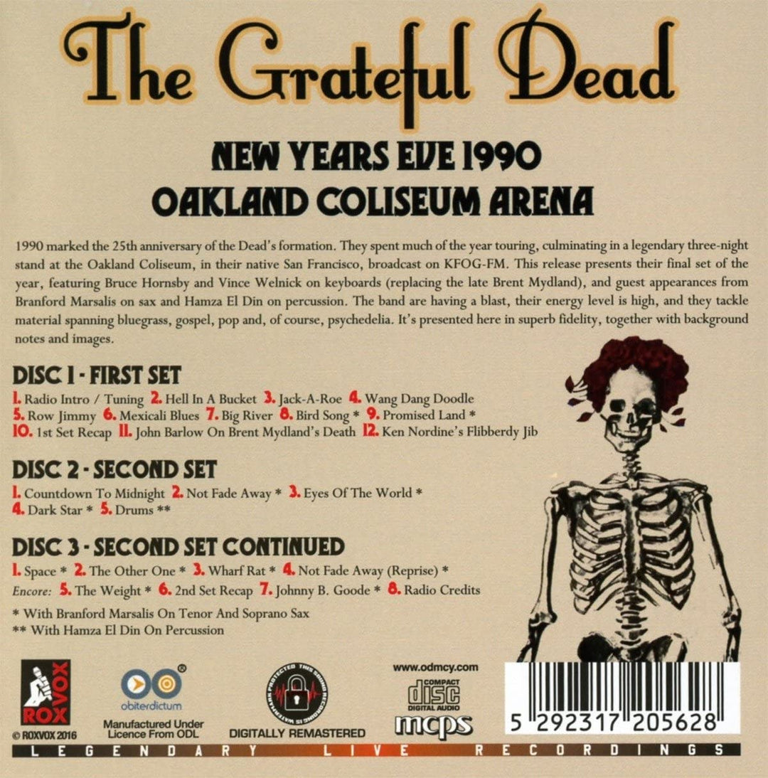 New Years Eve 1990 Oakland Coliseum Arena SET) - Grateful Dead  [Audio CD]