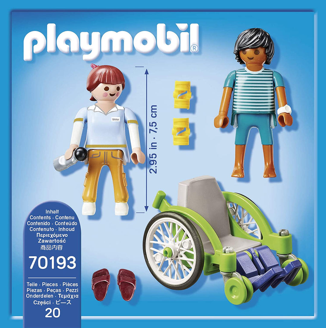 Playmobil 70194 City Life Grandma with Rollator 4 Years Colourful