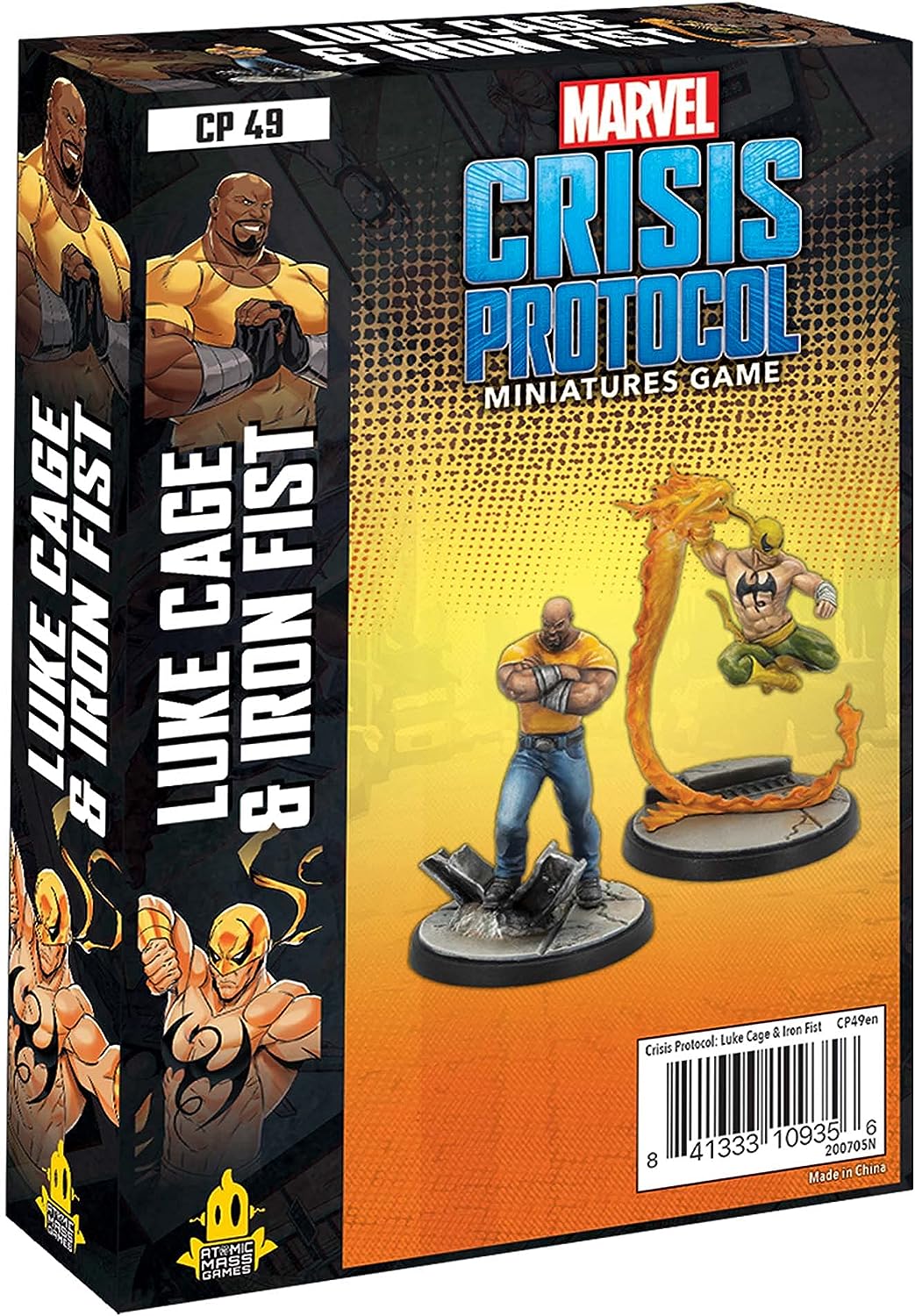 Atomic Mass Games Fantasy Flight Games - Marvel Crisis Protocol: Luke Cage and Iron Fist - Miniatures Game