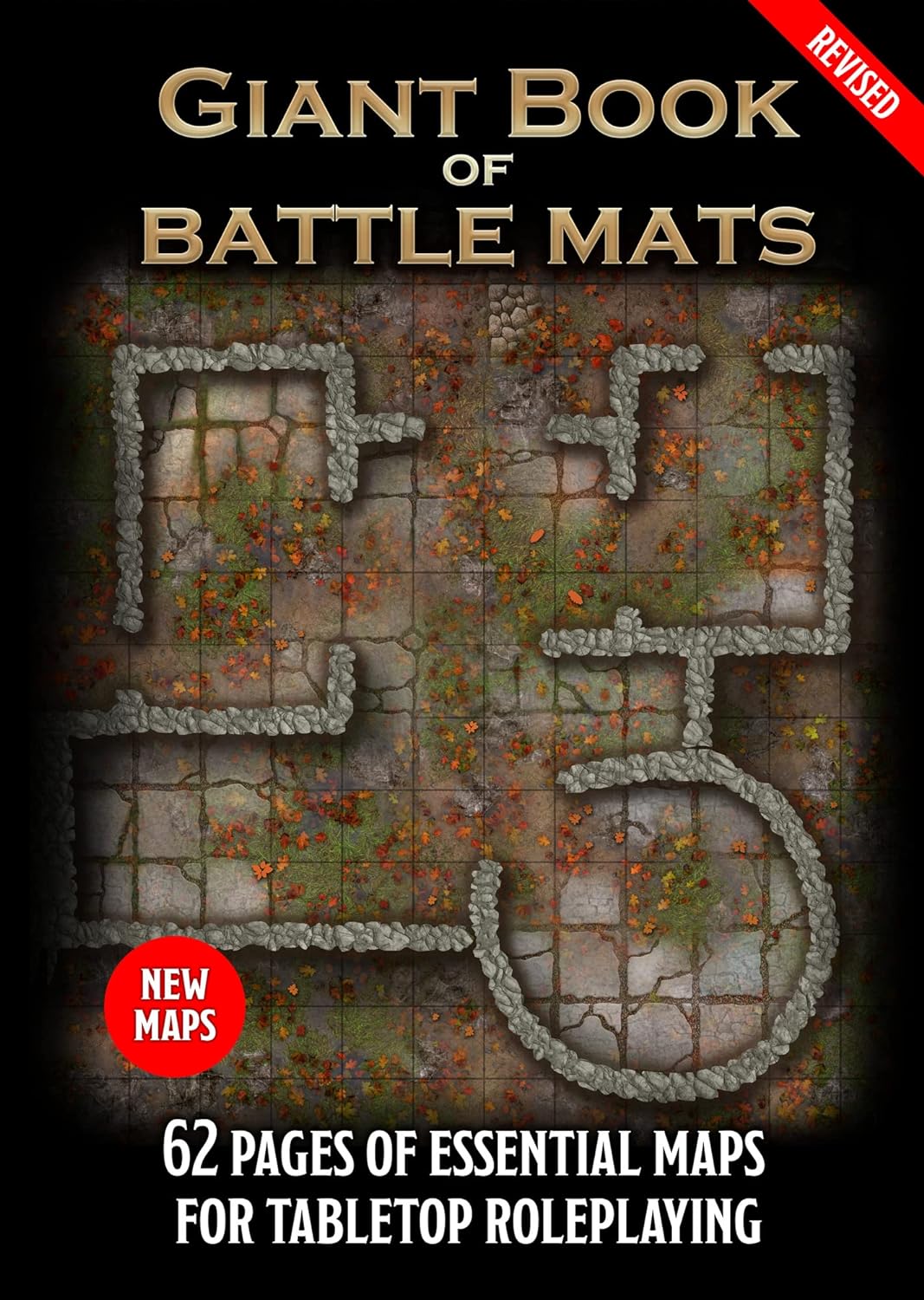 Game Board Book: Revised Giant Book of Battle Mats (A3)