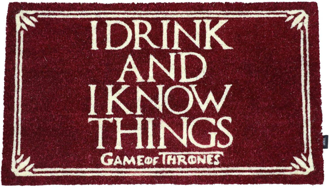 FELPUDO I DRINK AND I KNOW THINGS GAME OF THRONES