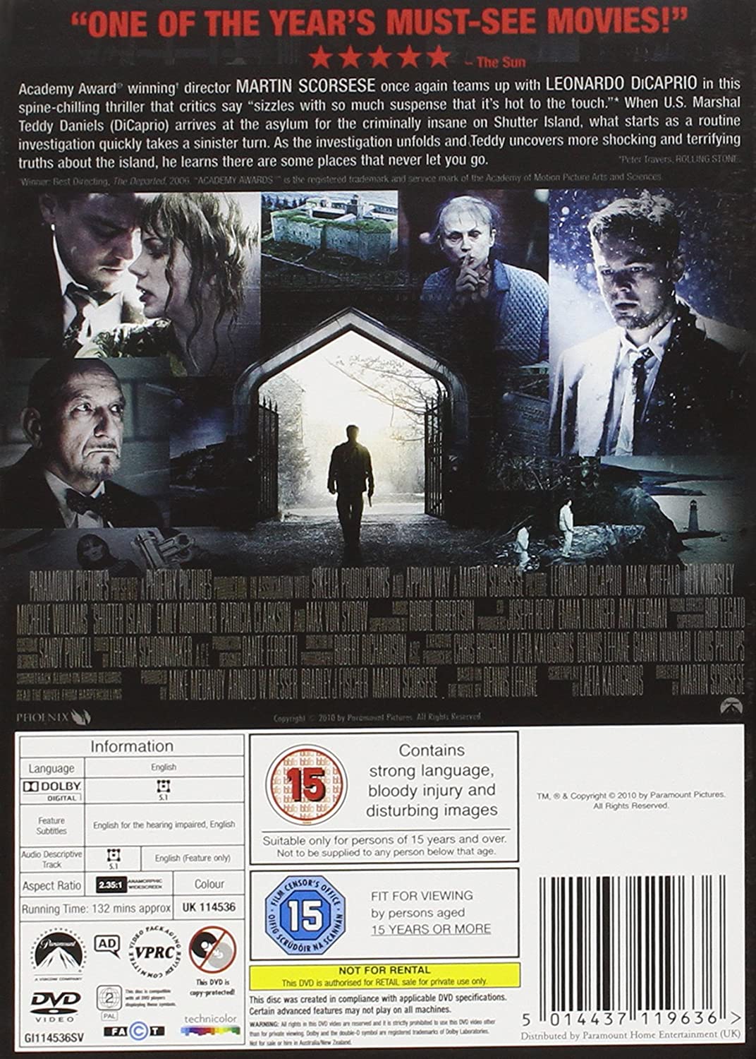 Shutter Island (2010) [DVD]
