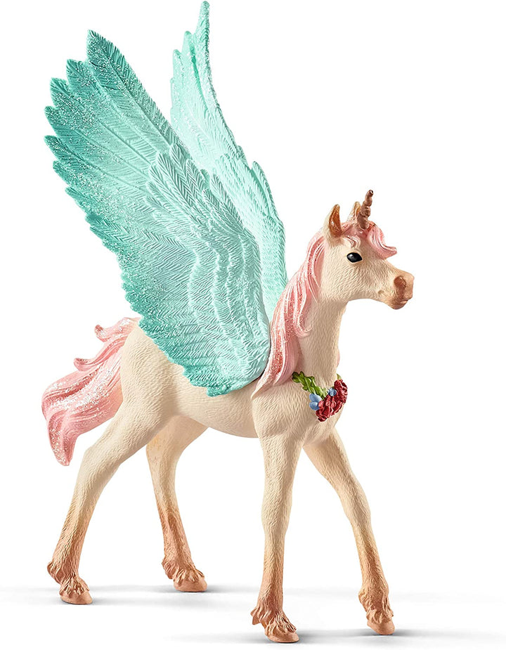 Schleich Bayala 70575 Decorated Unicorn Pegasus, Foal