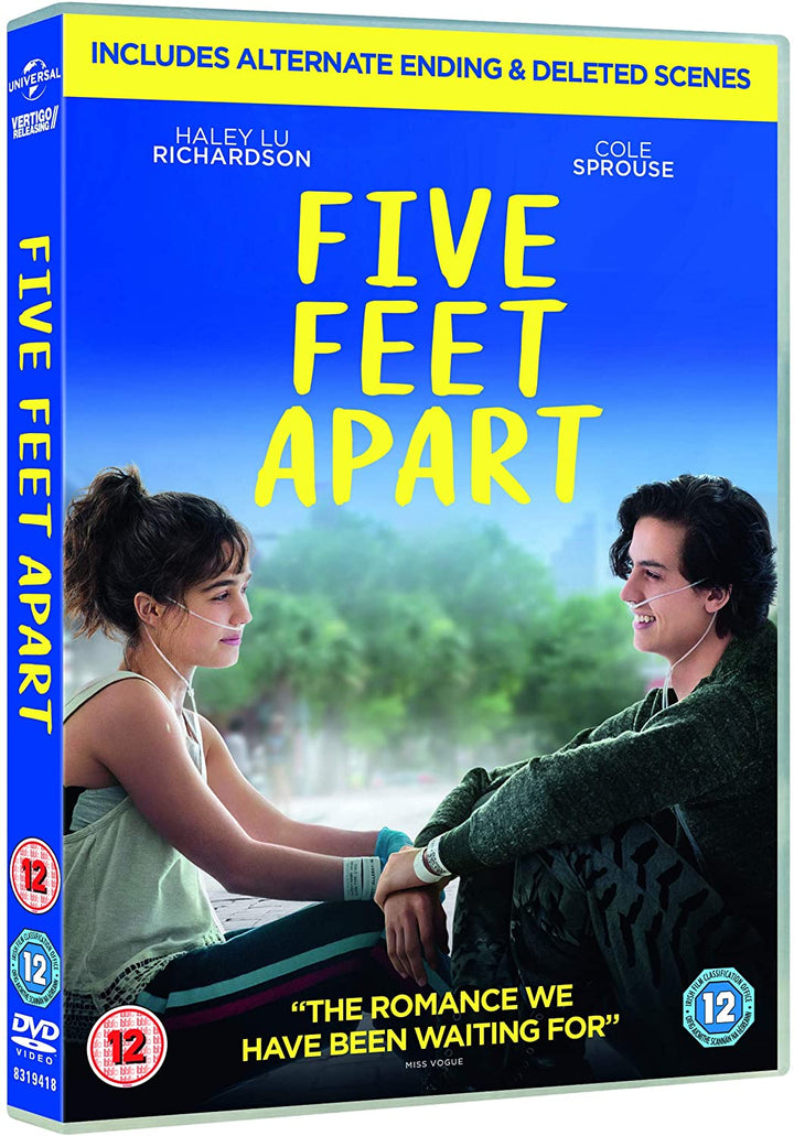 Five Feet Apart - Romance/Drama [DVD]