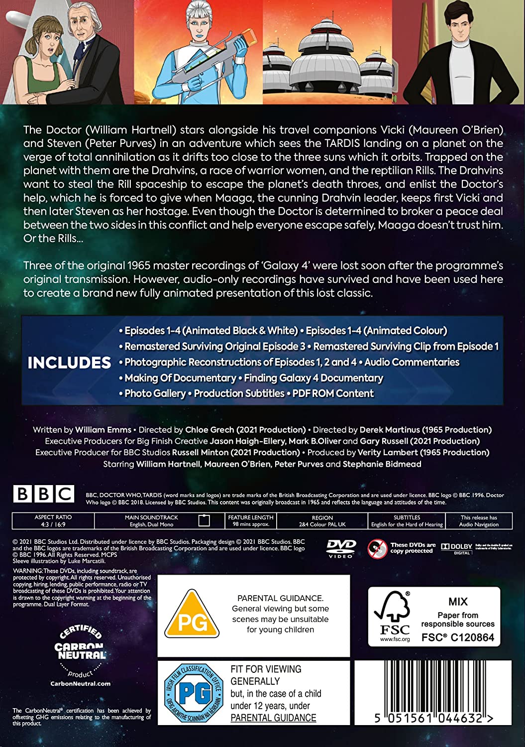 Doctor Who - Galaxy 4  [2021] -Sci-fi [DVD]