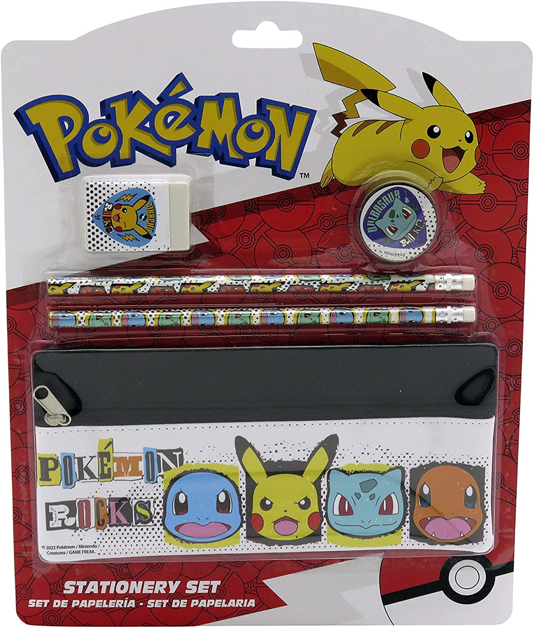 Stationery Set with Pokemon Case (CyP Brands)