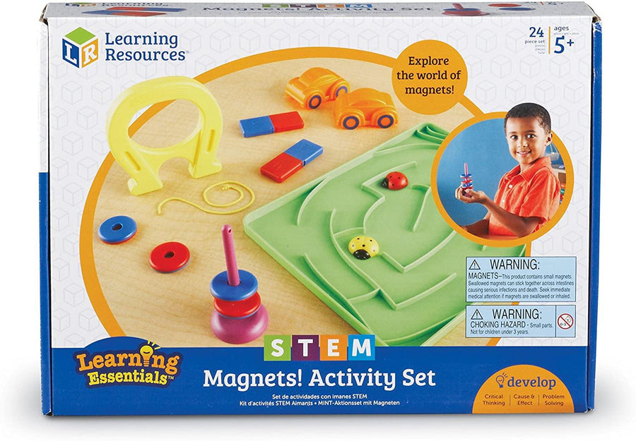 Learning Resources LER2833 Stem Magnets Activity Set Multicoloured - Yachew