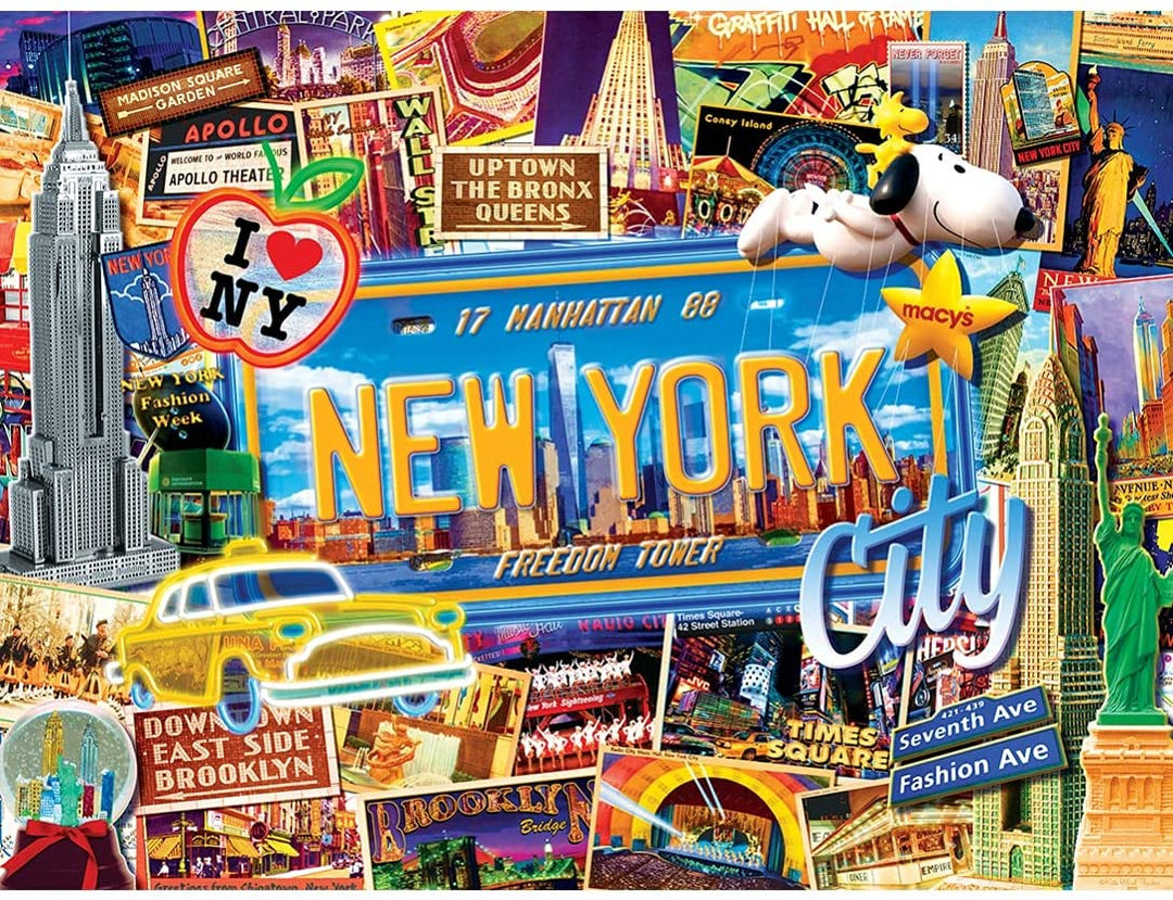 Grüße aus New York City 550-teiliges Puzzle + Bonusposter (mpc)