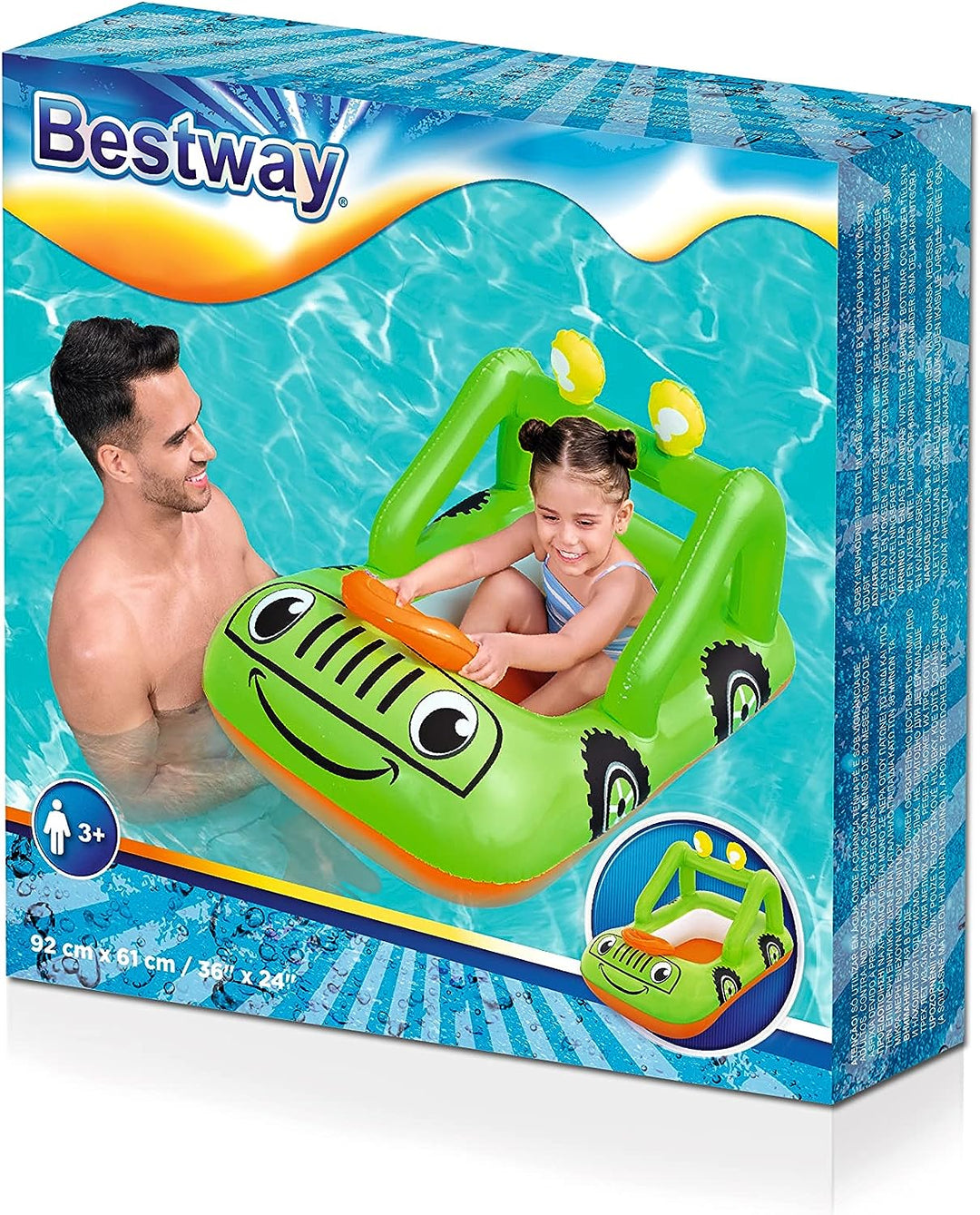 Bestway Inflatable Float | Inflatable Baby Boat Dinghy for Kids, Swim Float