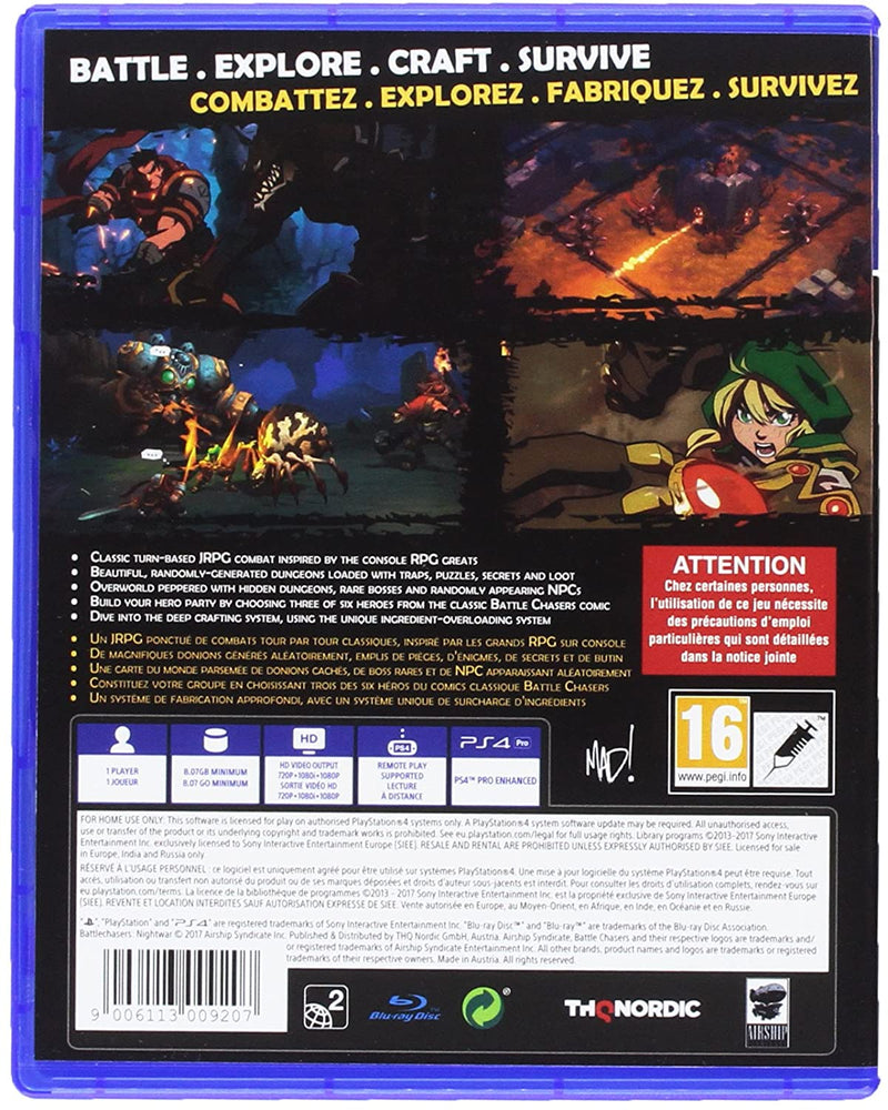 Battle Chasers Nightwar (PS4)