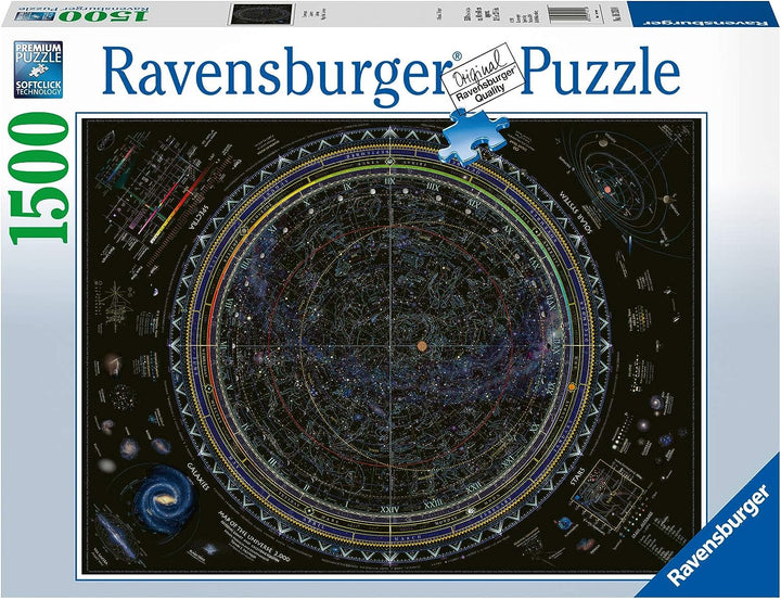 Ravensburger Map of the Universe 1500 Piece Jigsaw Puzzle for Adults & for Kids