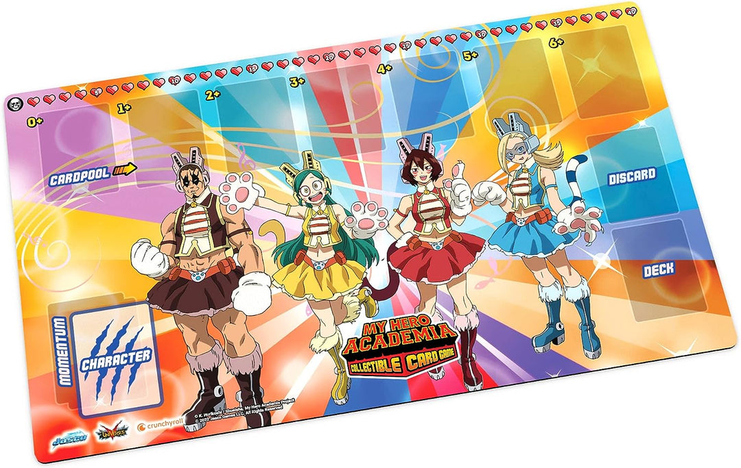 Jasco Games | My Hero Academia CCG: Wild Wild Pussycats Play Mat | Accessory