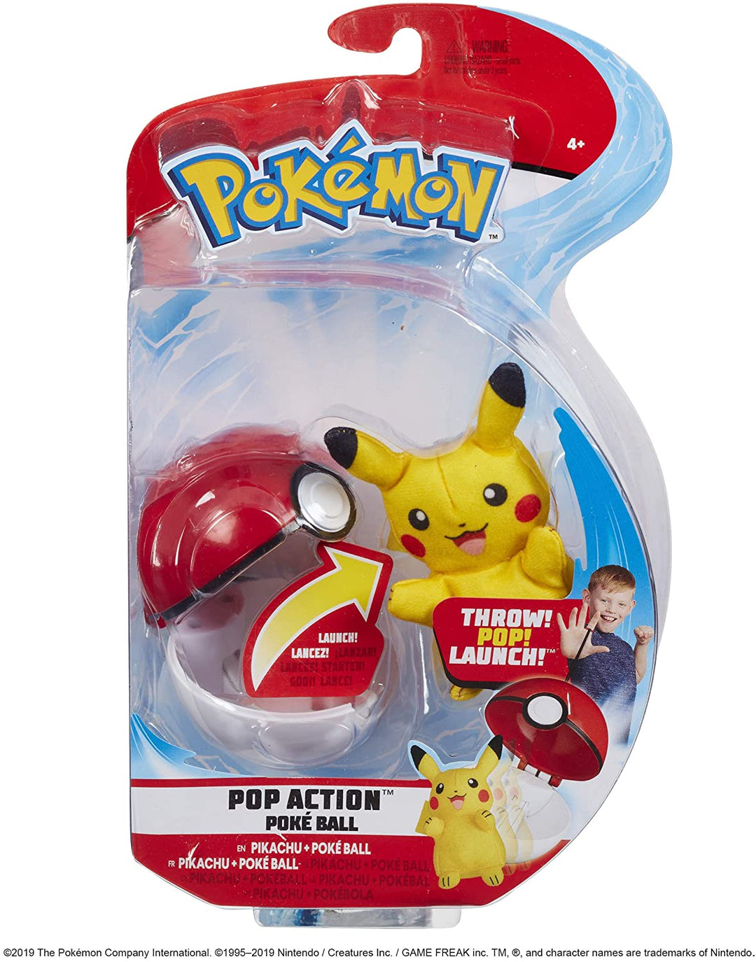 PoKemon 95081 Pokemon Pop Action Poke Ball-Pikachu Multi-Colour