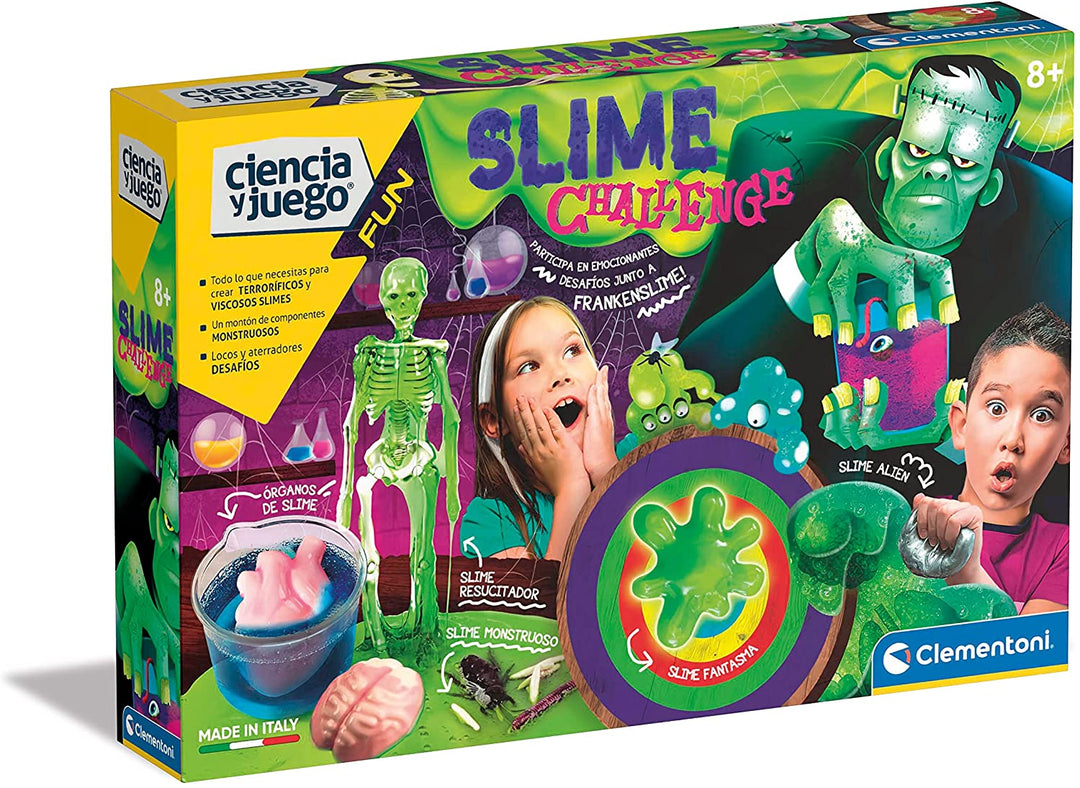 Clementoni 55426 Scientific Slime Toy, Multicoloured