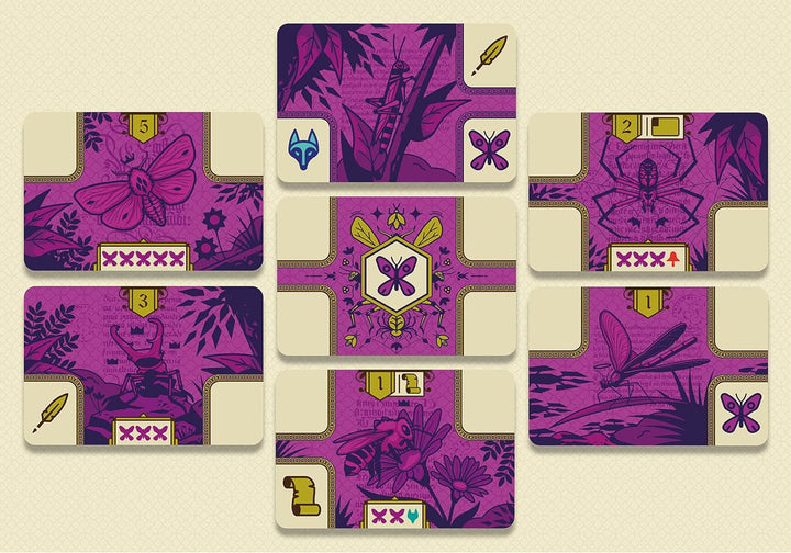 Bombyx | Codex Naturalis | Board Game | Ages 7+ | 2-4 Players | 25 Minutes Playing Time