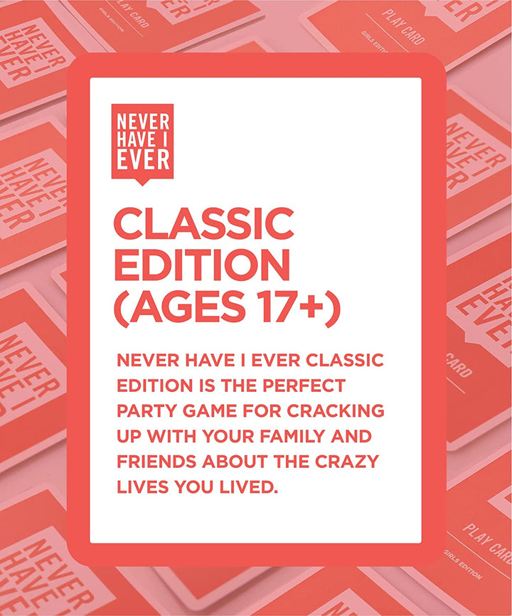 Never Have I Ever Party Card Game, NSFW Edition, Ages 17 and Above