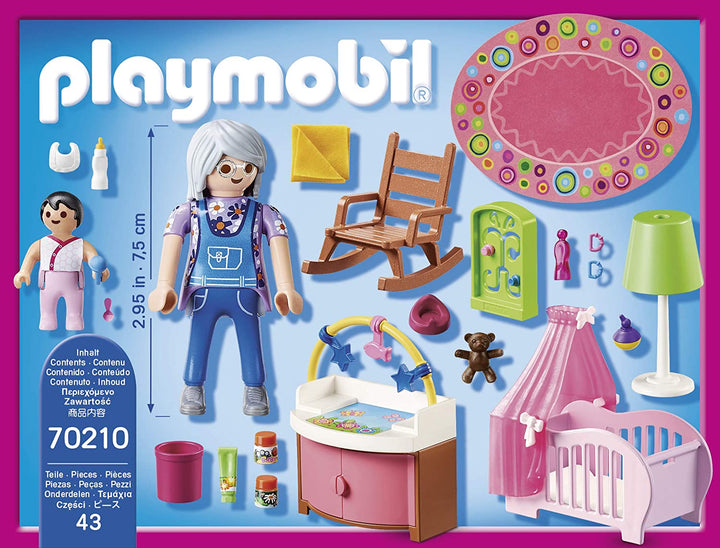 Playmobil 70210 Dollhouse Toy Role Play Multi Coloured