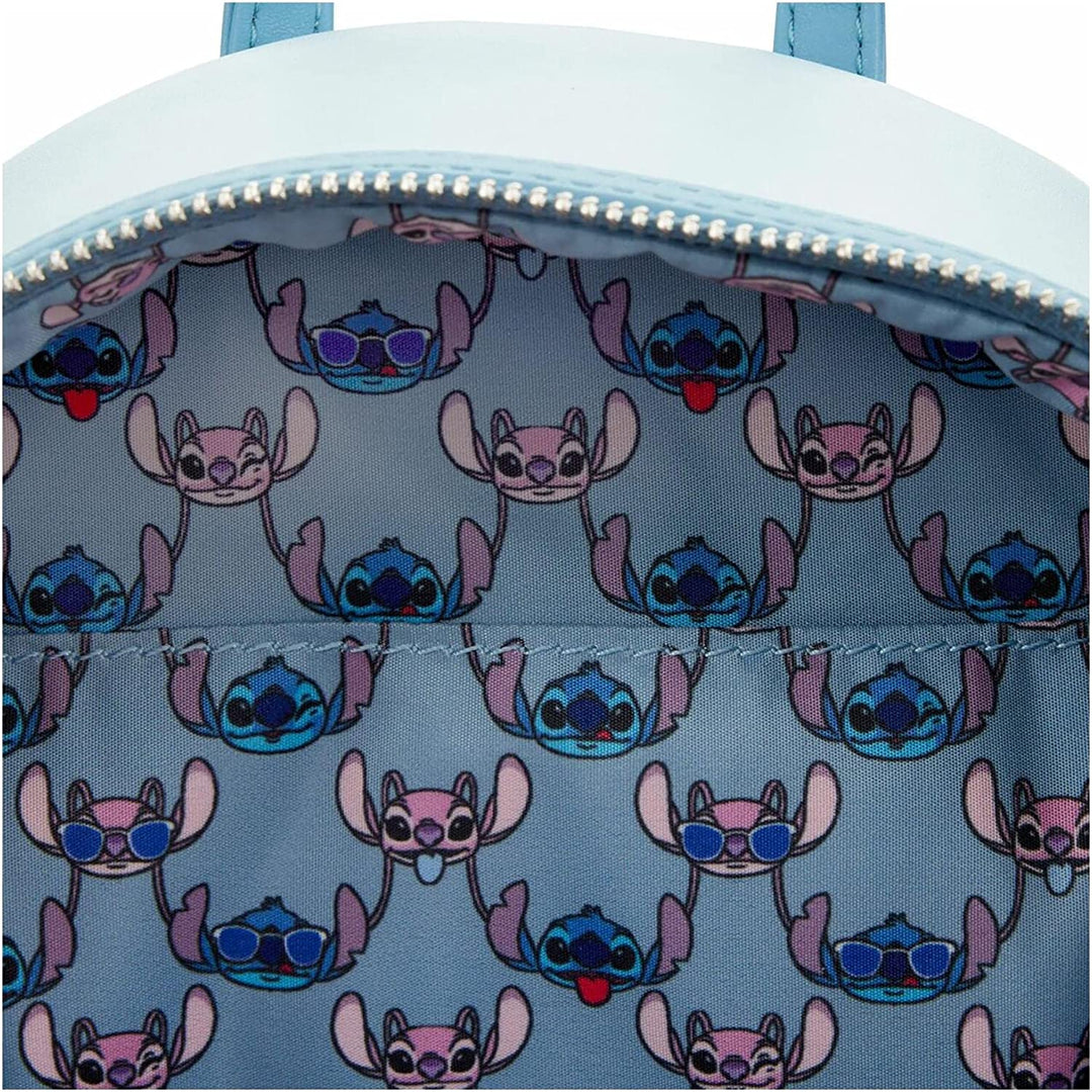 Loungefly Disney Lilo and Stitch Snow Cone Date Night Womens Double Strap Should