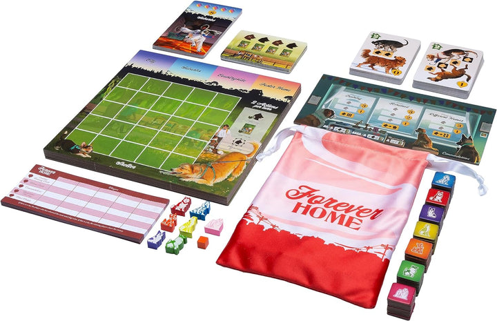 Forever Home Strategy Board Game by Birdwood Games, for Family Night, Perfect Perfect for Dog Lovers, Kids & Adults