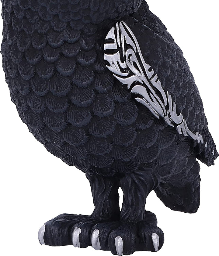 Nemesis Now Owlocen Black Witch Owl Hanging Decorative Ornament 12cm