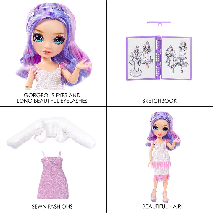 Rainbow High Fantastic Violet Willow Purple Doll Fashion Playset