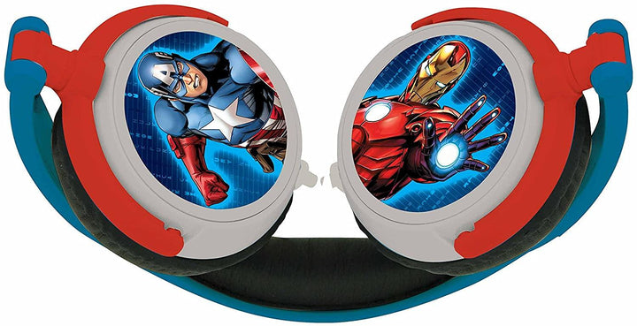 Lexibook HP010AV Marvel The Avengers Iron Man Stereo Headphone, kids safe, foldable and adjustable - Yachew