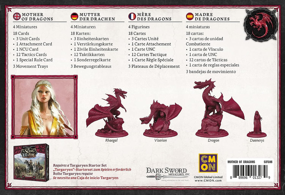 CMON Asmodee A Song of Ice & Fire - Mother of the Dragons | Expansion | Tabletop