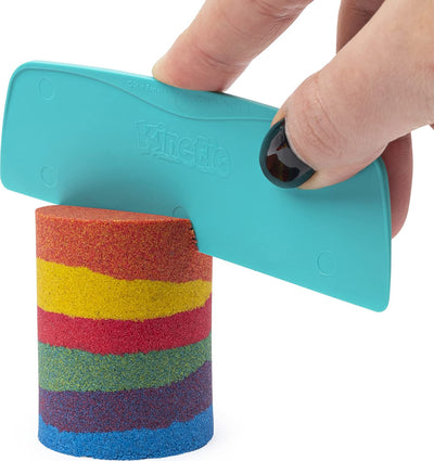 Kinetic Sand Rainbow Mix Set with 3 Colours of Kinetic Sand (382g)