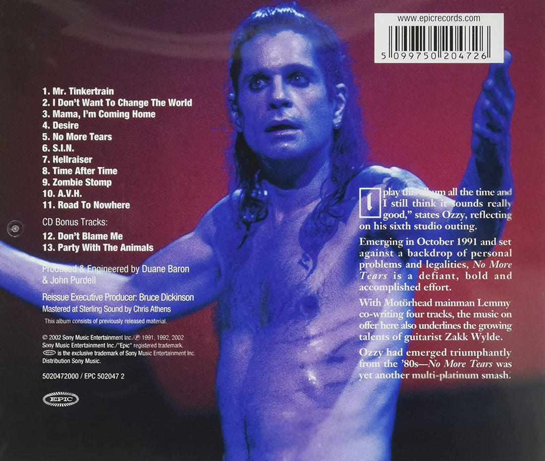 Ozzy Osbourne - No More Tears [Audio CD]