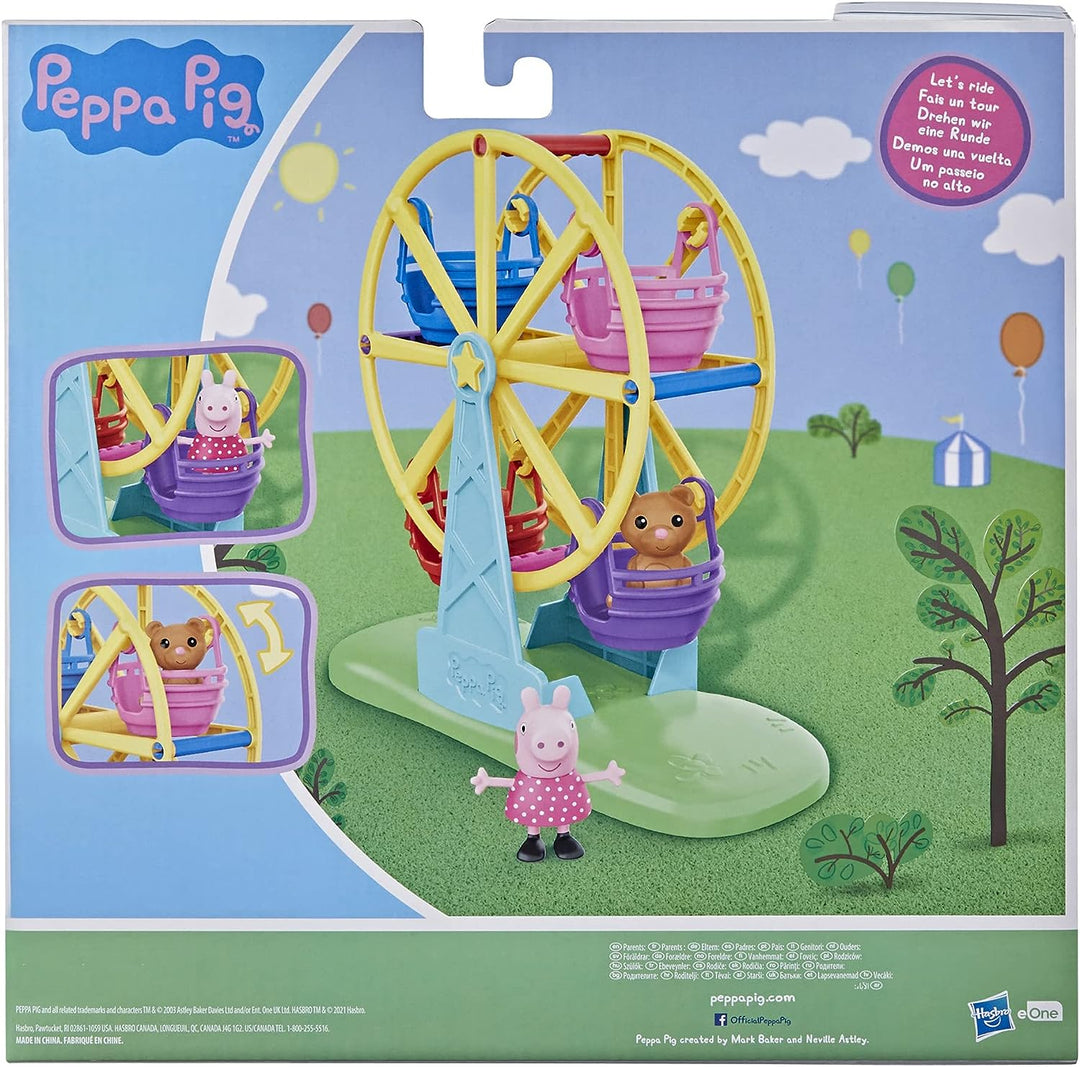 Peppa Pig F25125L1 Pep Peppas Riesenrad-Fahrspielset