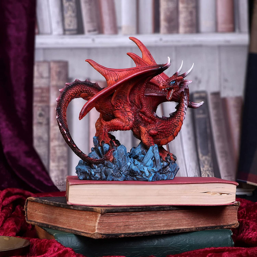 Nemesis Now Crimson Guard Dragon Figurine 16.5cm, Red, U5543T1