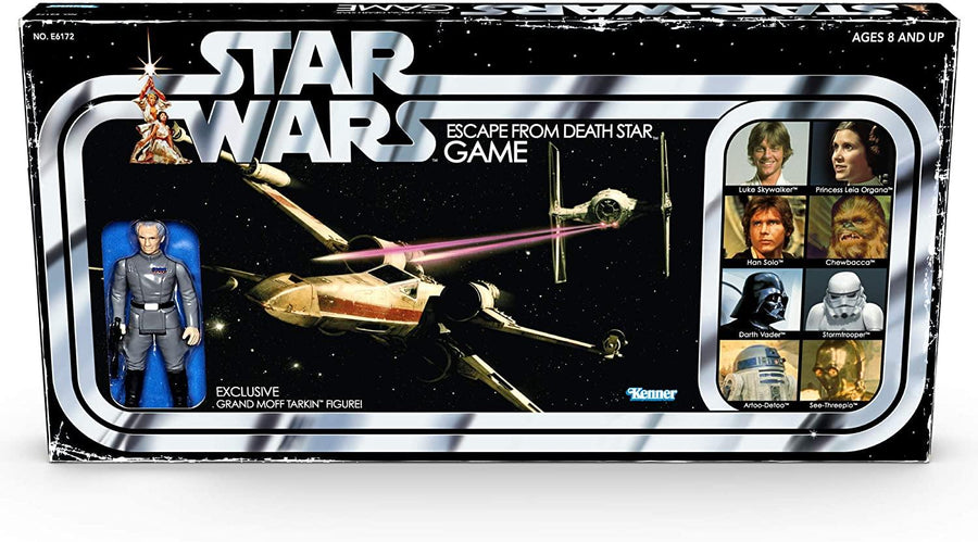 Star Wars Escape From Death Star Board Game with Exclusive Tarkin Figure Ages 8 and Up - Yachew