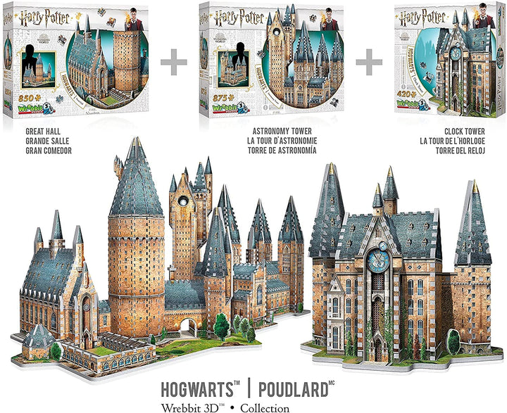 Wrebbit 3D Puzzle Harry Potter Hogwarts Astronomy Tower Puzzle
